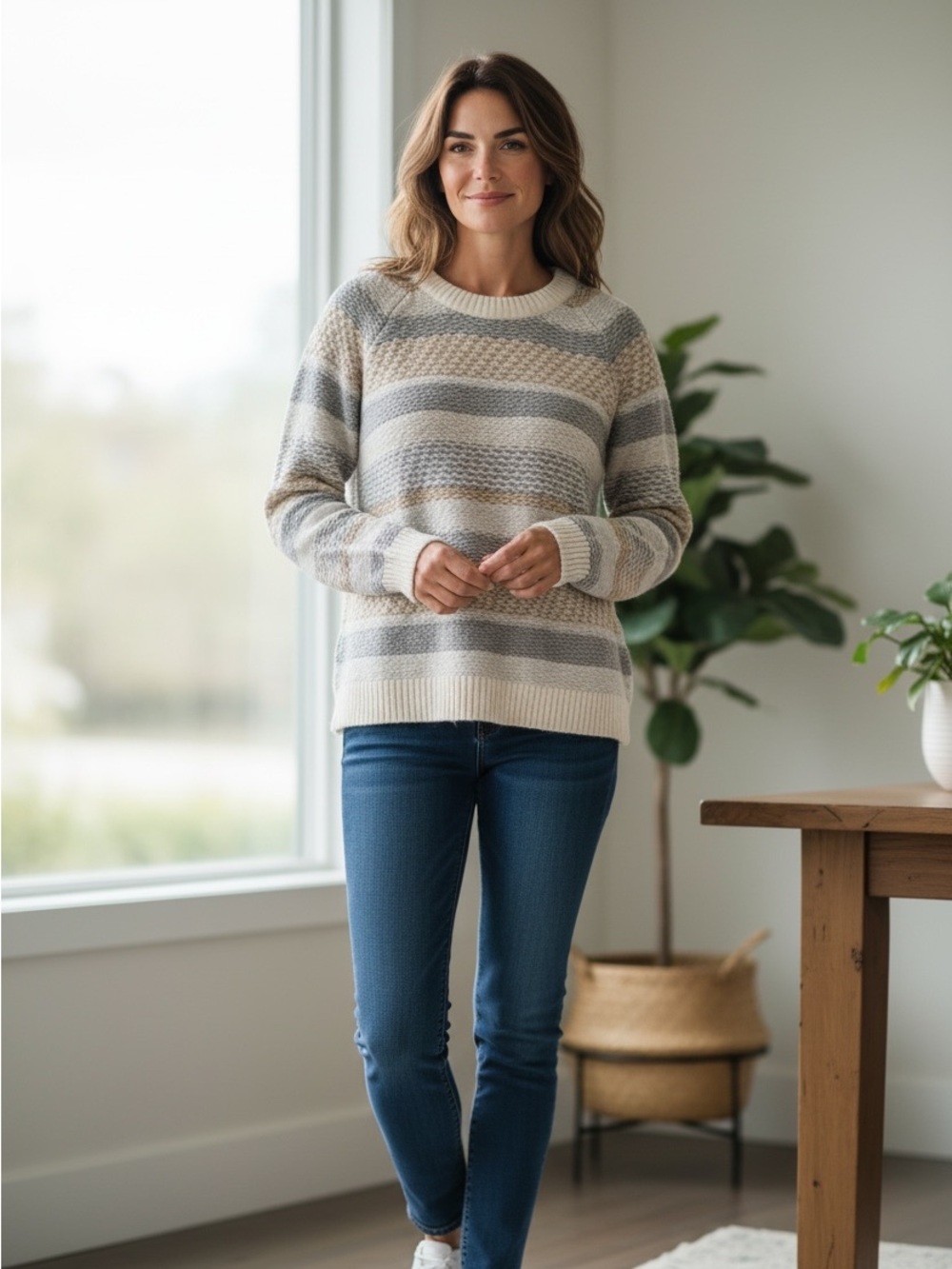 Merona Stripped Knit Sweater